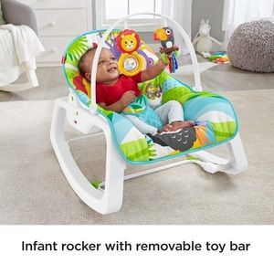 🔥 Infant to Toddler Rocker with a toy bar, Free Shipping Included 🔥